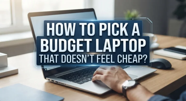 How to Pick a Budget Laptop That Doesn’t Feel Cheap?