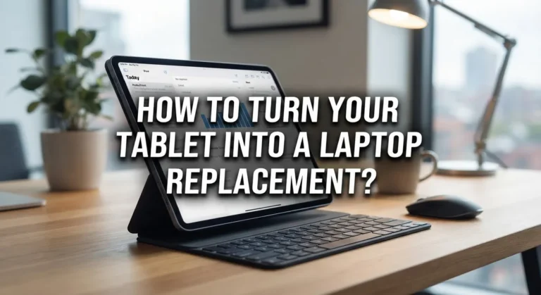 How to Turn Your Tablet Into a Laptop Replacement?
