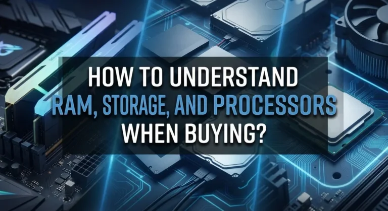 How to Understand RAM, Storage, and Processors When Buying?